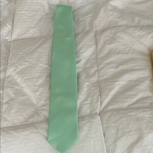 Elegant Light Green Men's Tie